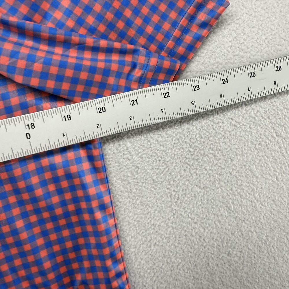 Collars & Co. Men’s Pink and Blue Check Polo Shirt - Picture 4 of 5